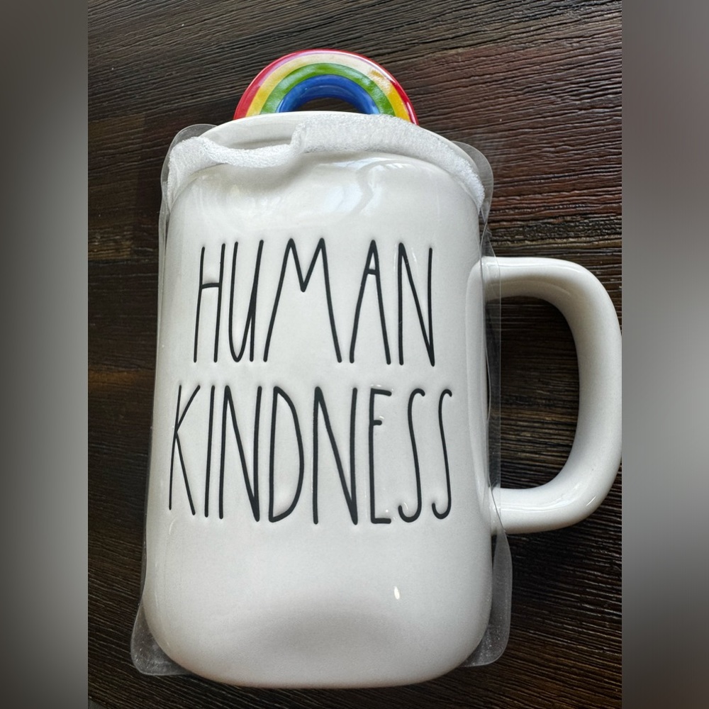 Rae Dunn human kindness mug